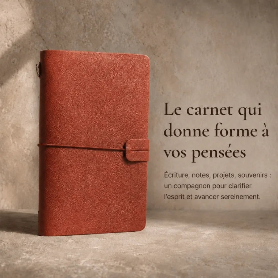 Le Carnet de Vie | Carnet Rechargeable en Cuir